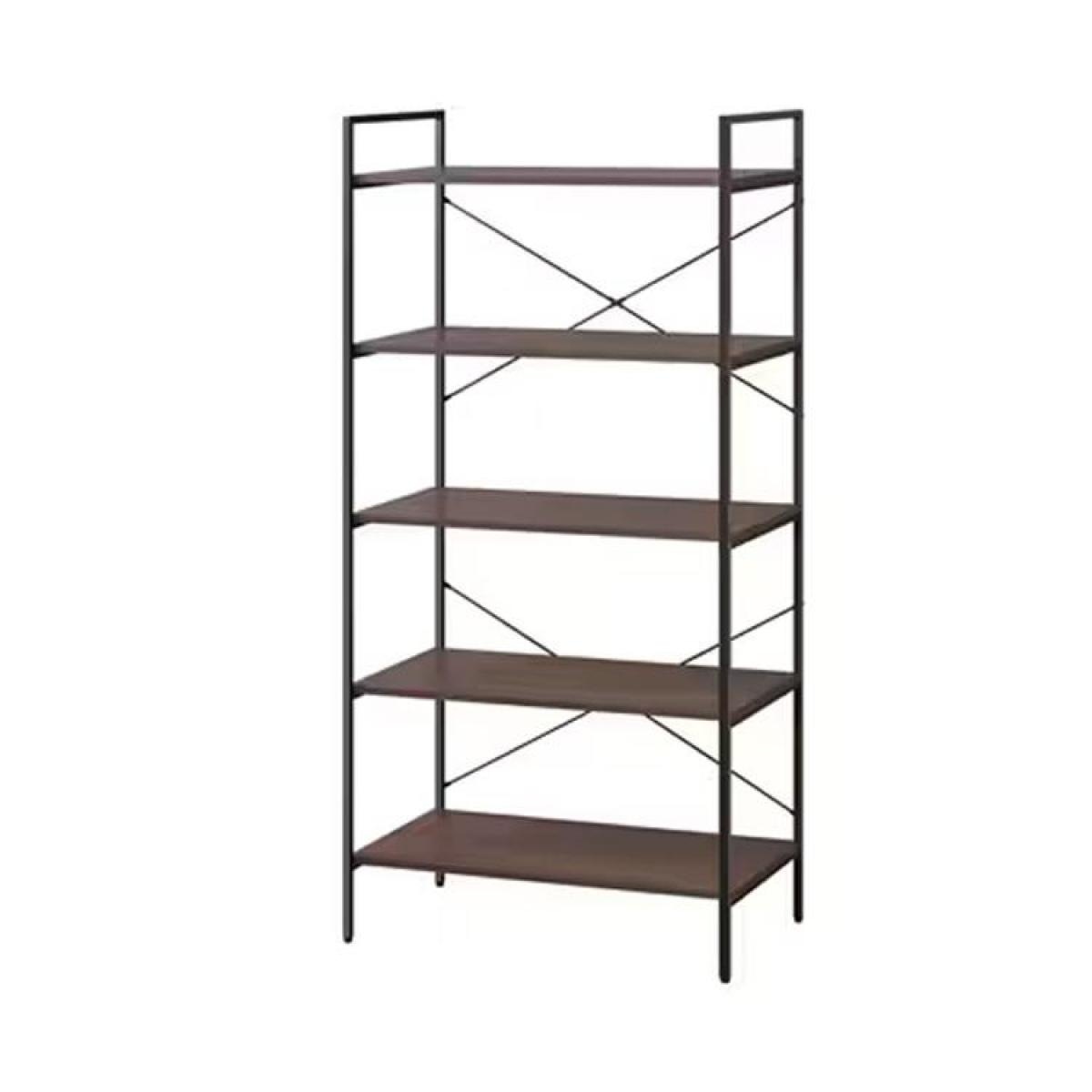 アイリスオーヤマ ベーシックラック BRC-8016 ブラウン ラック 5段 収納 おしゃれ インテリア 棚 オープンタイプ お客様組立