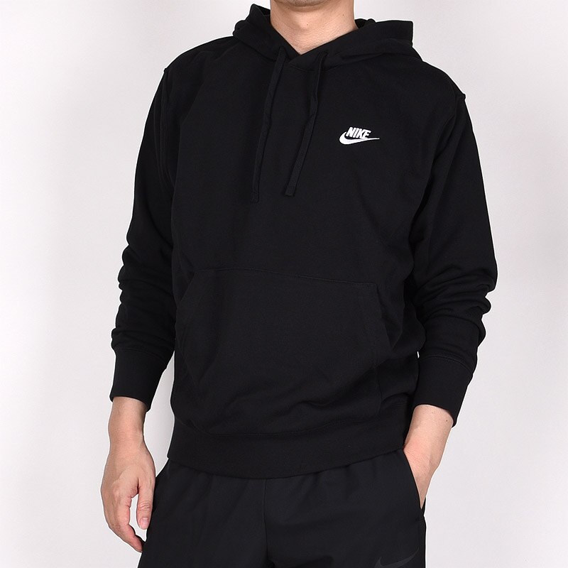 NSW FT クラブ プルオーバー L/S フーディ CZ7858 010 黒 メンズ カジュアル パーカー ファッション アウター ウエア