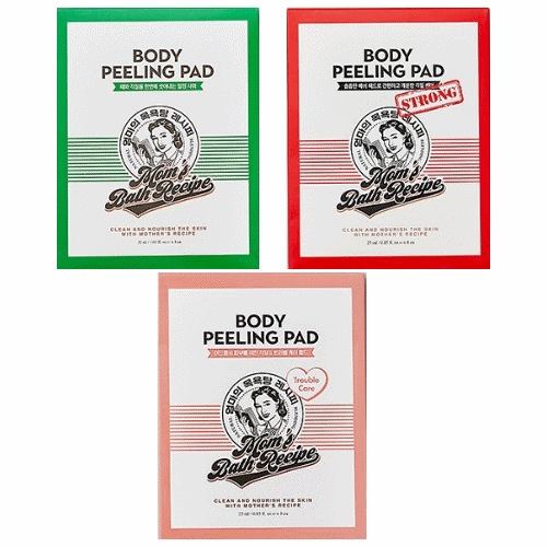 Mom’s Bath Recipe 角質除去 保湿効果 ピーリングパッド 8枚入り