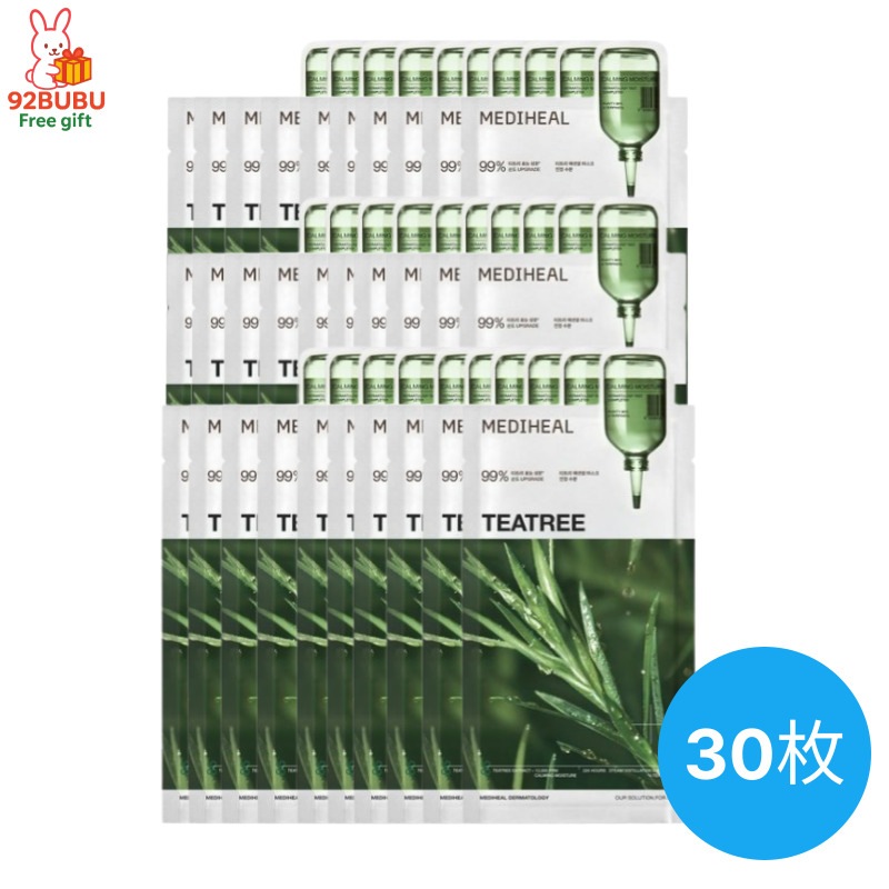 【人気パックセット】エッセンシャルマスクパックティーツリー 30枚/毎日 /デイリーパック/顔パック/鎮静/ニキビ/韓国 パック/毛穴/しっとり肌/おうち美容/おすすめ シートマスク/メイク前 パック