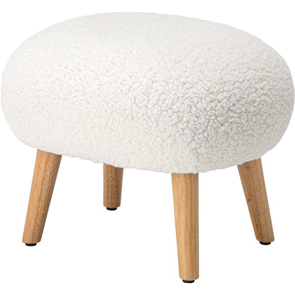 スツール ホワイト （約W50×D41×H38cm） 組立式