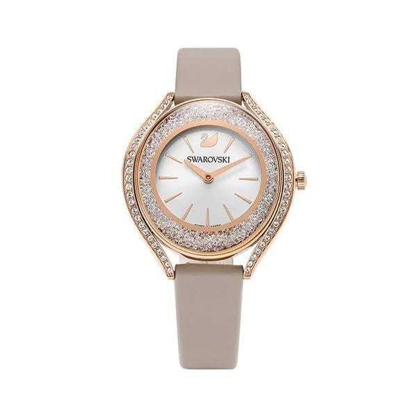 5519450 Crystalline Aura クリスタル レディース レザーウォッチ