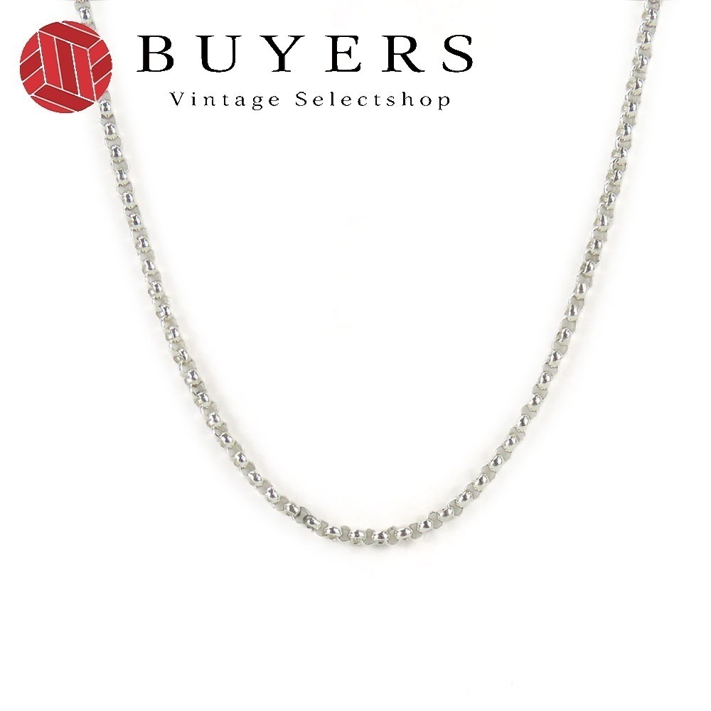 中古 ネックレス スターリングシルバー シルバー チェーン ロング アクセサリー レディース 女性