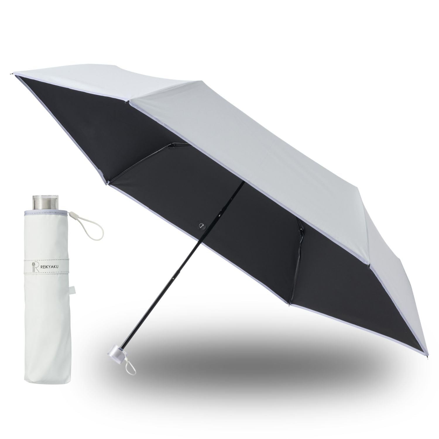 [ムーンバット]estaa(エスタ) 冷却パラソル ラディクール 放射冷却 日傘 折りたたみ傘 遮熱 遮光 UV 耐風 晴雨兼用 無地 親骨50cm 親骨54cm 親骨 60cm REIKYAKU 3