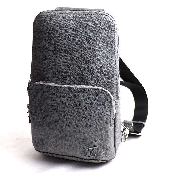 LOUIS VUITTON ルイヴィトン アヴェニュー スリングバッグ ボディバッグ タイガ グレー M30859 IC メンズ 中古