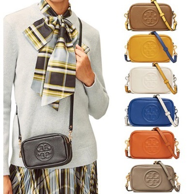 超美品の TORY BURCH55691 Perry Bombe ミニ ショルダーバッグ