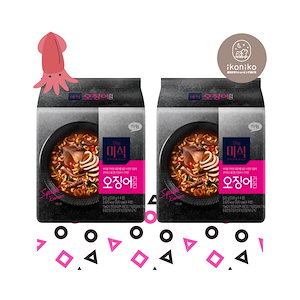 [New]ダミー式 イカラーメン 130g*8個/韓国の人気ラーメン/韓国ラーメン