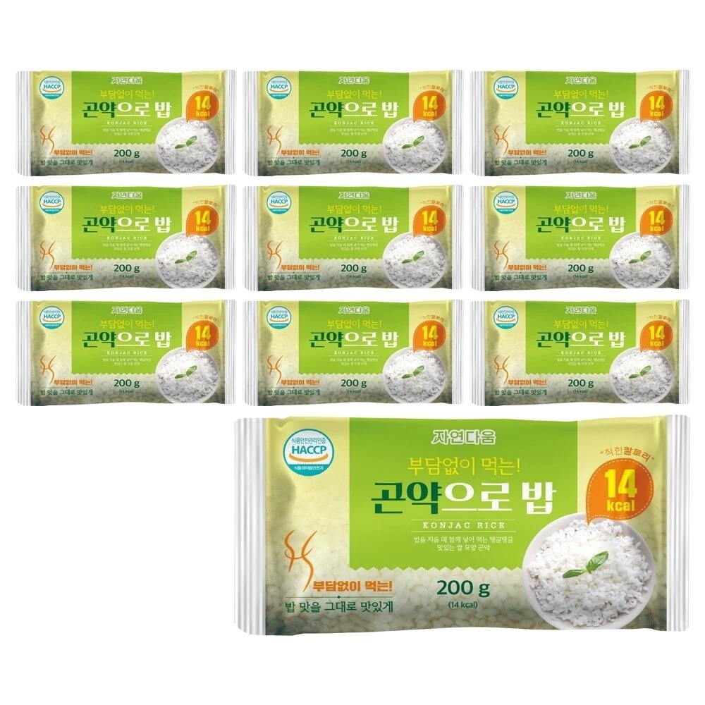 自然らしさ こんにゃくでごはん 200g x 10個