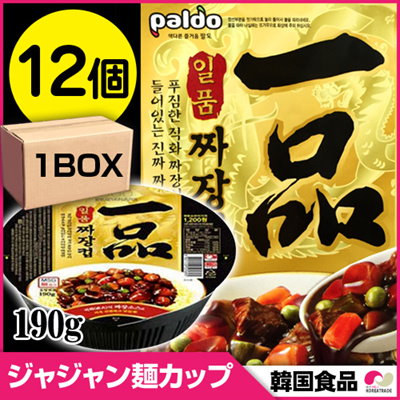【韓国ラーメン】一品ジャジャン麺 カップ 190g x 12...のサムネイル