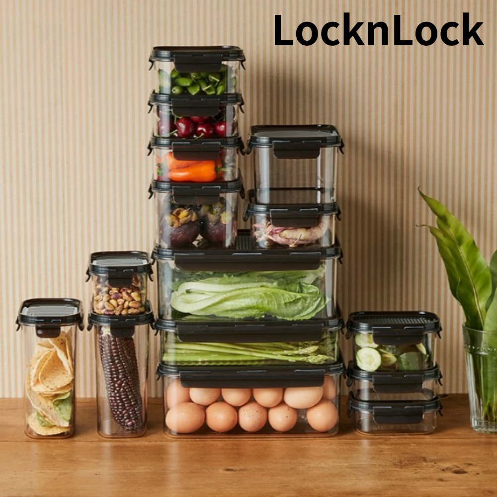 [LocknLock]ビスプリモジュラーブロック密閉容器食品保管容器5個セット(LBF405S5)