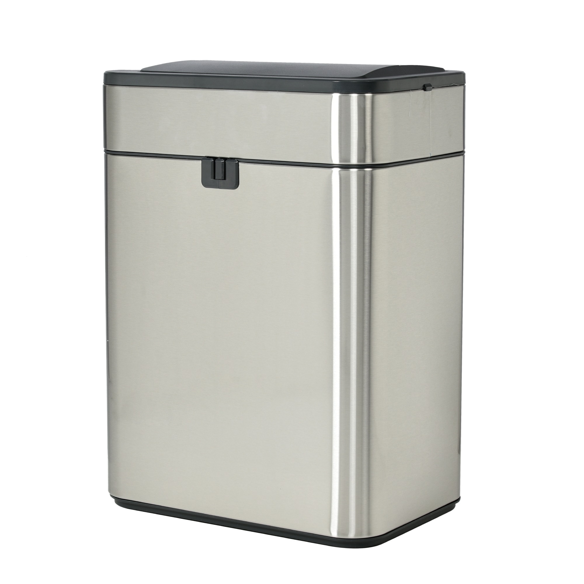 【国内発送】305 センサー式ゴミ箱 上向き 自動開閉ゴミ箱 50L ふた付き ダストボックス シルバー
