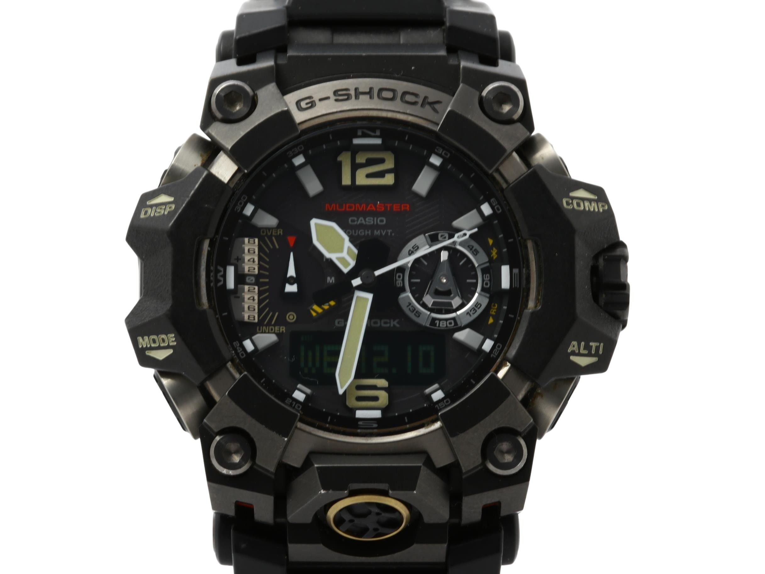 時計 G-SHOCK MASTER OF G - LAND MUDMASTER 樹脂 ステンレススチール GWG-B1000 1AJF アナデジ ブラック メンズ時計【本物保証】