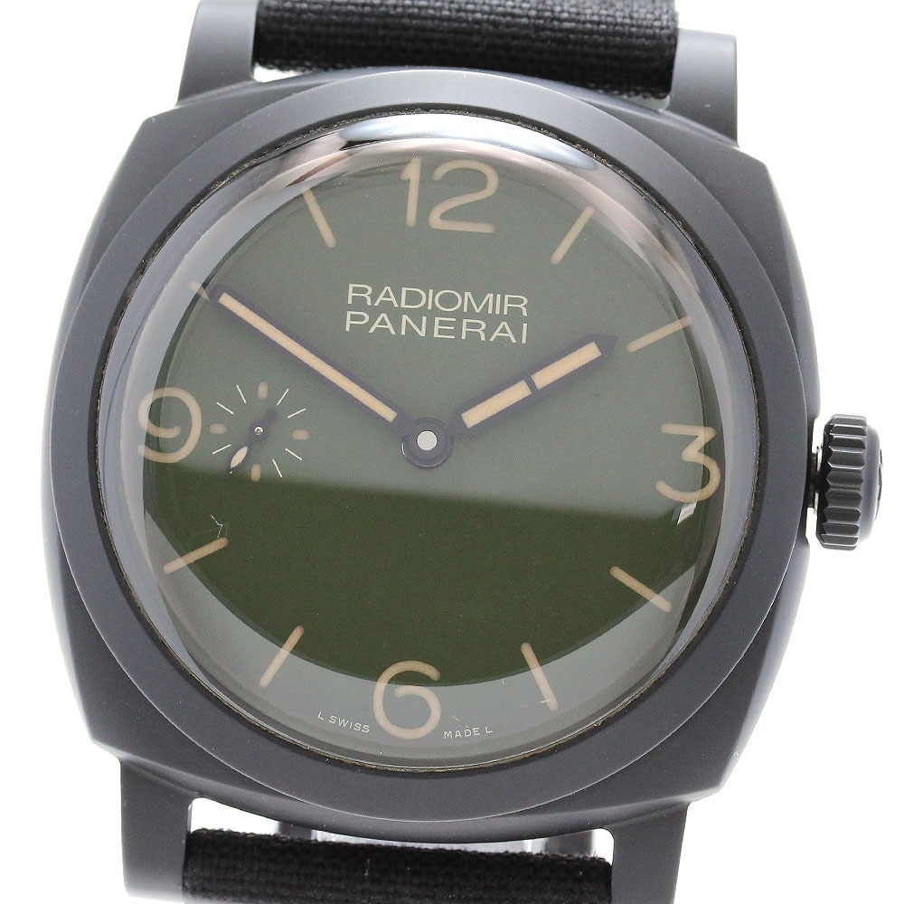 パネライ PANERAI PAM00997 ラジオミール ミリタリーグリーン ブティック限定 世界限定1000本 手巻き メンズ 保証書付き_837293【中古】