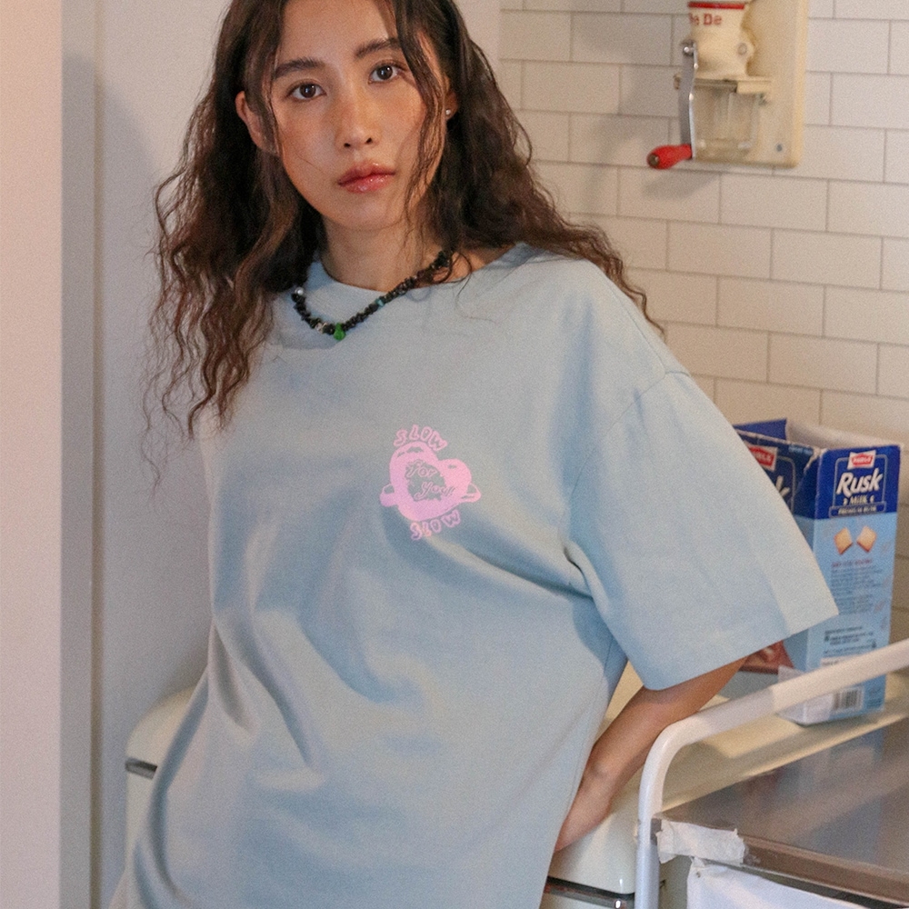 SLCO CAT BACK PRINTING SHORT SLEEVE_[MINT]