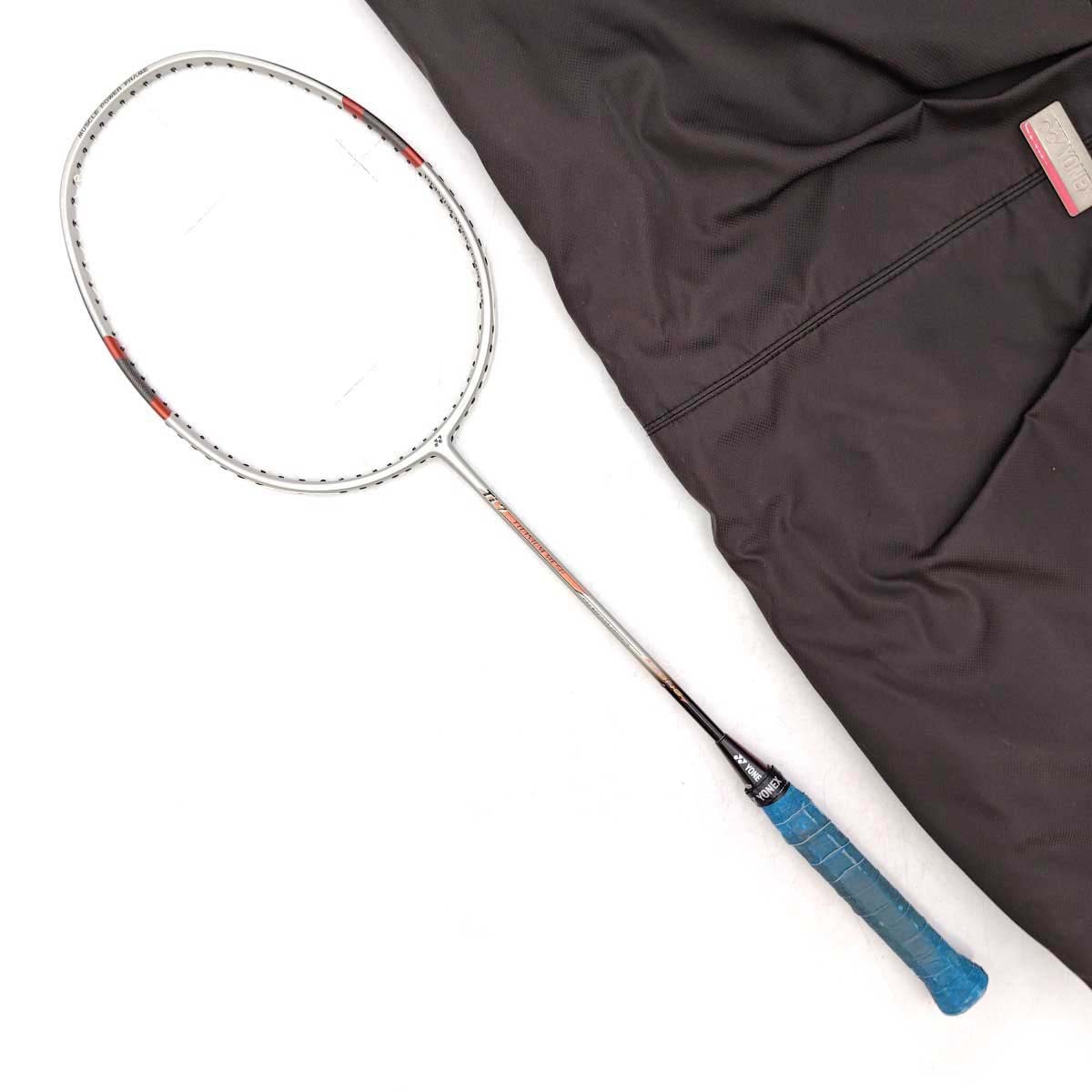 【中古】ヨネックス Ti7 TITANIUM MESH LONG バドミントンラケット Ti7 チタニウムメッシュ ロング 3UG5 YONEX バッグ付