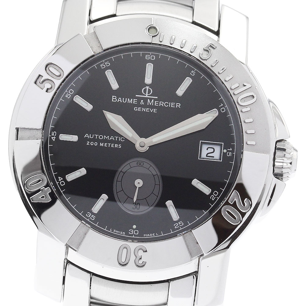 ボーム＆メルシェ Baume & Mercier 65353 ケープランド デイト 自動巻き メンズ 良品 箱付き_932324【中古】