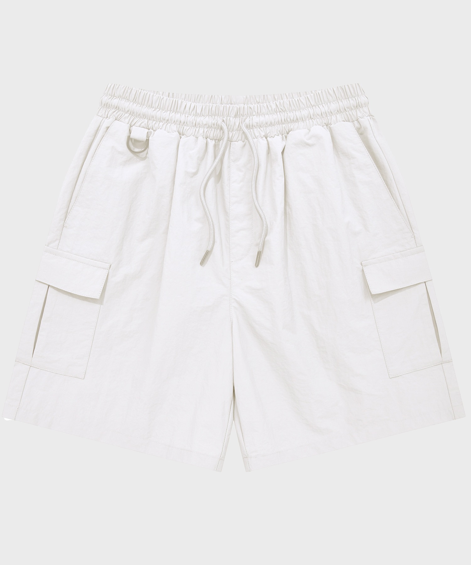 SP Nylon Cargo Shorts-Cream