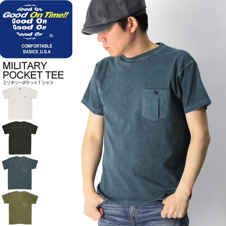 ランキングや新製品 ミリタリー On(グッドオン) Good ポケット レディース メンズ カットソー Tシャツ カットソー size:M -  flaviogimenis.com.br