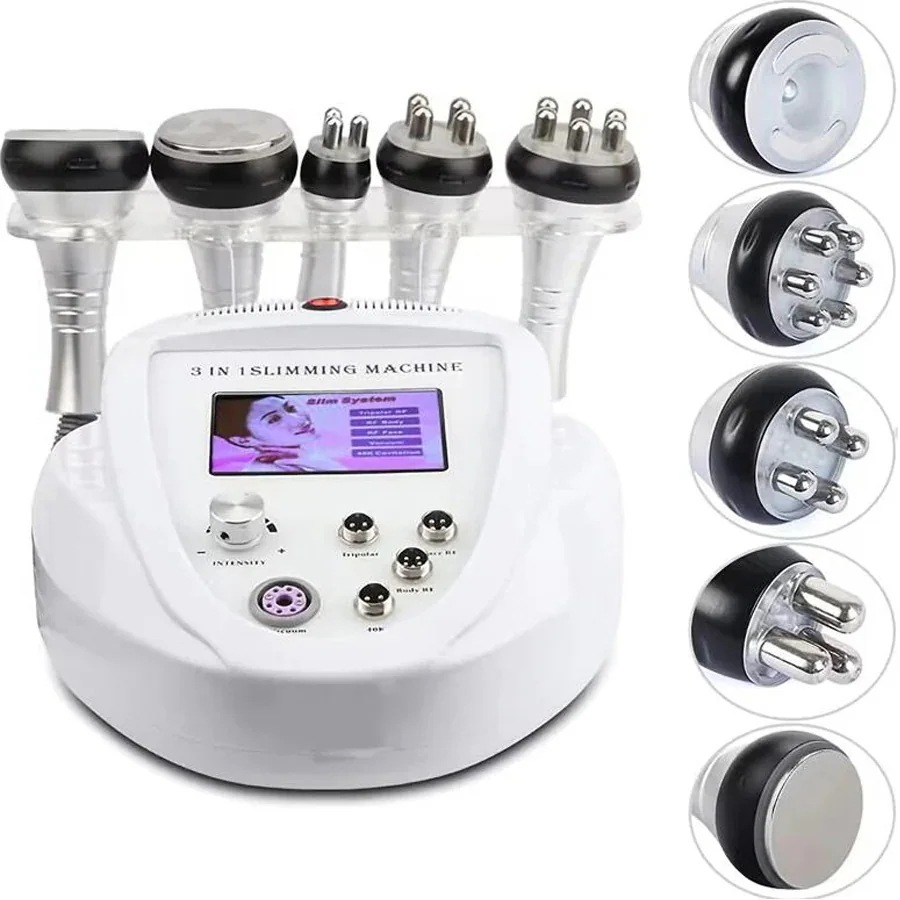 美顔器 キャビテーション 40K 超音波ボディマッサージ機減量装置顔の皮膚ボディ整形痩身マシンRF ラジオ波 ボディ 5i1 スリミング マシン 多RFしわを引き締め