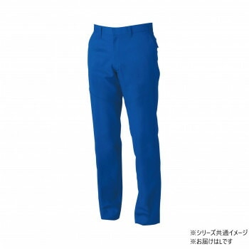 桑和 9669-99 スラックス（ノータック.脇ゴム） Lサイズ ブルー（8） SOWA