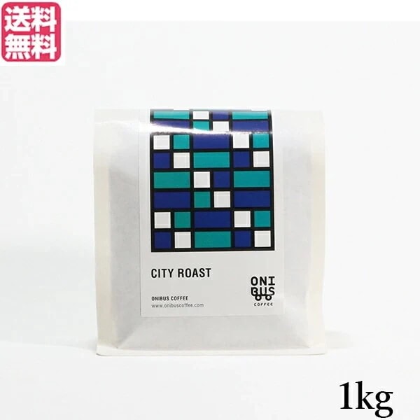 コーヒー コーヒ豆 珈琲豆 オニバスコーヒー シティローストブレンド 1kg 6,690円