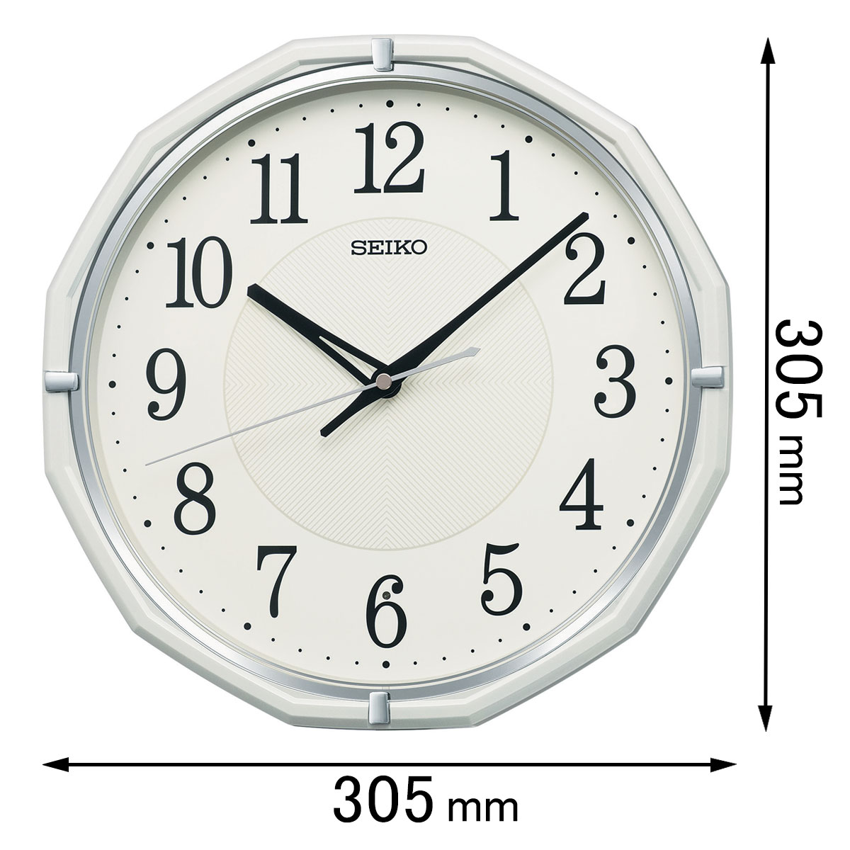 セイコー 電波掛け時計 SEIKO 電波スタンダード掛け時計 KX-274-W