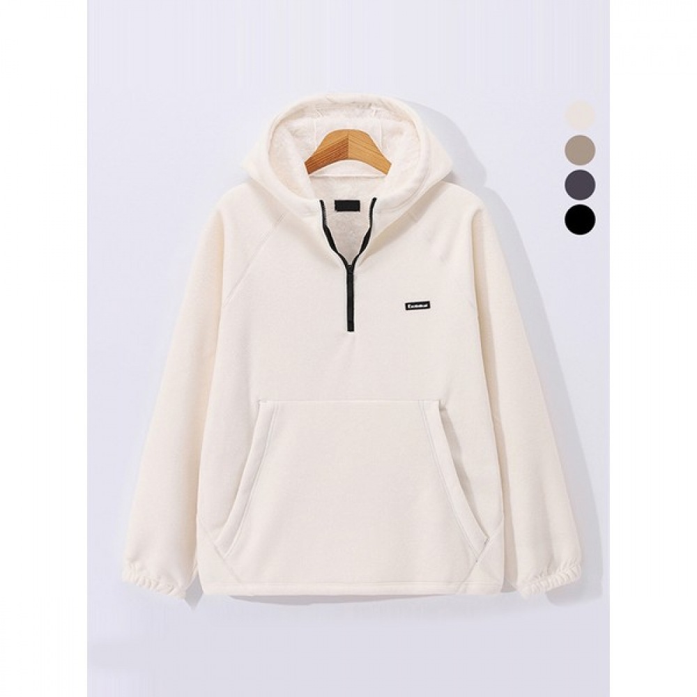 (ジュアンズ) デイリーソフトフード付きアノラックフリース PWJP7836