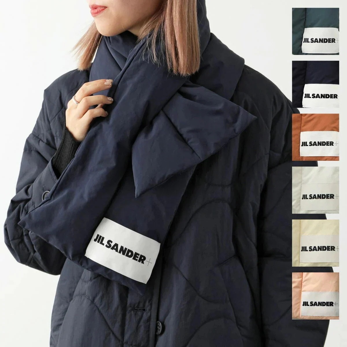 JIL SANDER+ ジルサンダー プラス マフラー DOWN SCARF ダウンスカーフ J40TE0002 J47TE0001 J70008 レディース