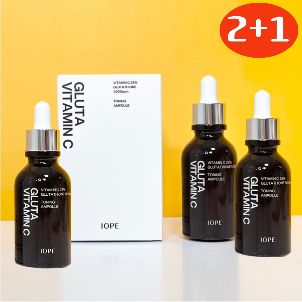 [2+1]グルタ ビタミンC トーニング アンプル 23g x 3本 高純度グルタチオン肌の弾力性の