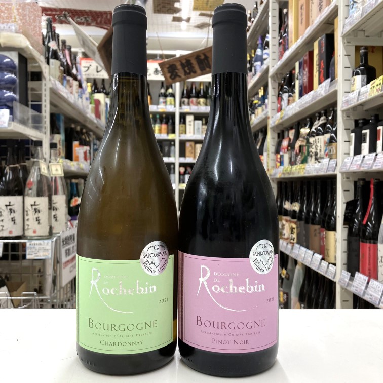 オシャレなラベル！ロシュバンブルゴーニュ ピノノワールVVシャルドネVVの2本セット