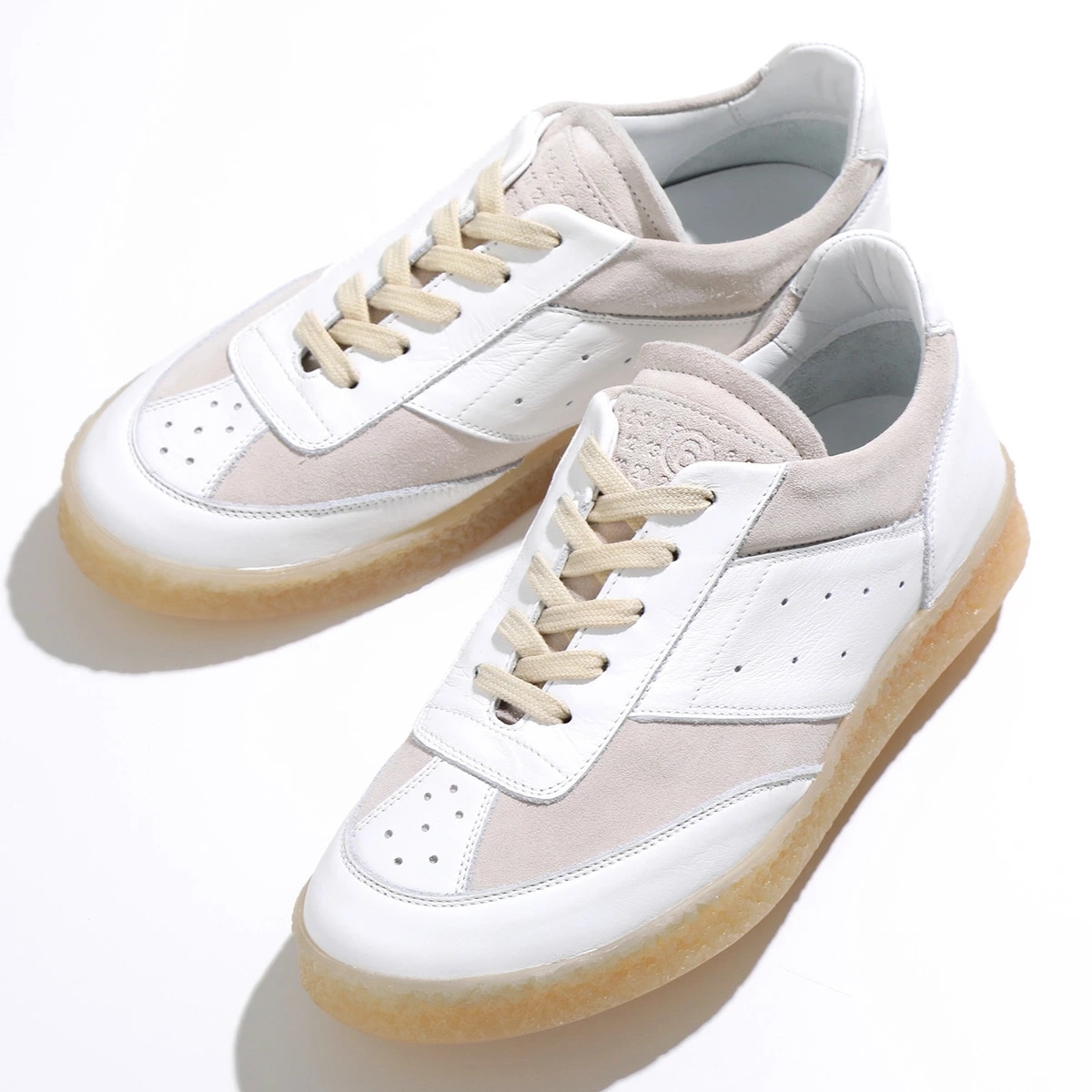 MM6 エムエムシックス メゾンマルジェラ スニーカー S59WS0212 P0673 レディース 6コート ジャーマントレーナー スウェード ロゴ シューズ 靴 T1003