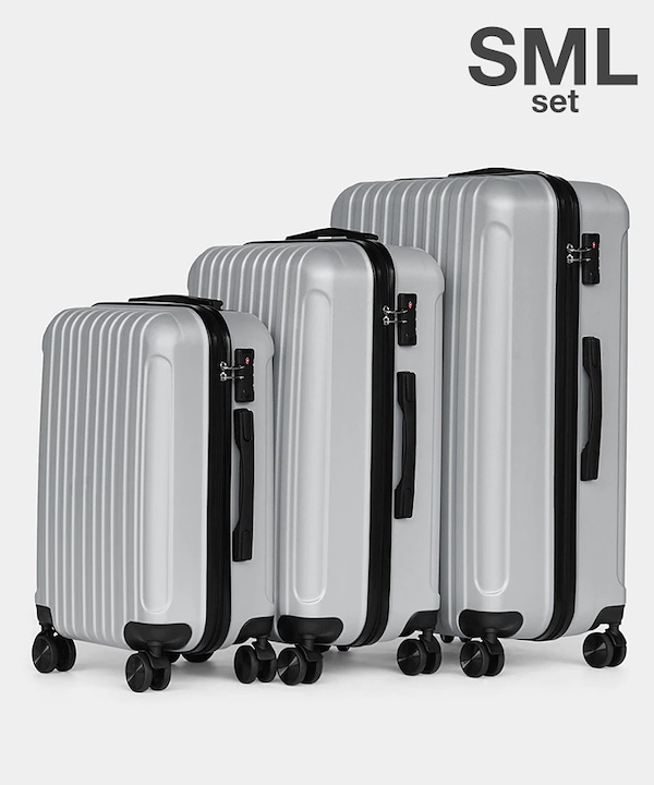 Qoo10 kevala SML 3個SET スーツケース 2wa