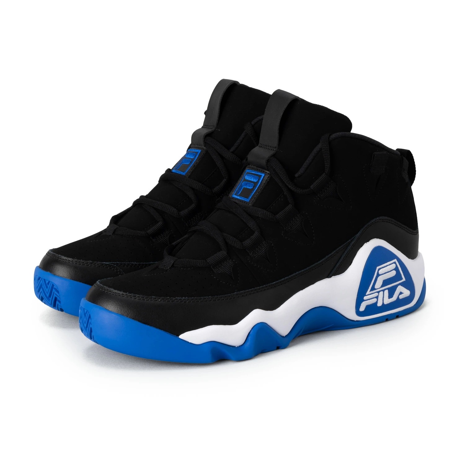 在庫限り outlet / 処分品 FMFW25056018 GRANT HILL 95/25 BLACK/PRINCESS BLUE/WHITE カジュアルスニーカー 厚底 ハイカット