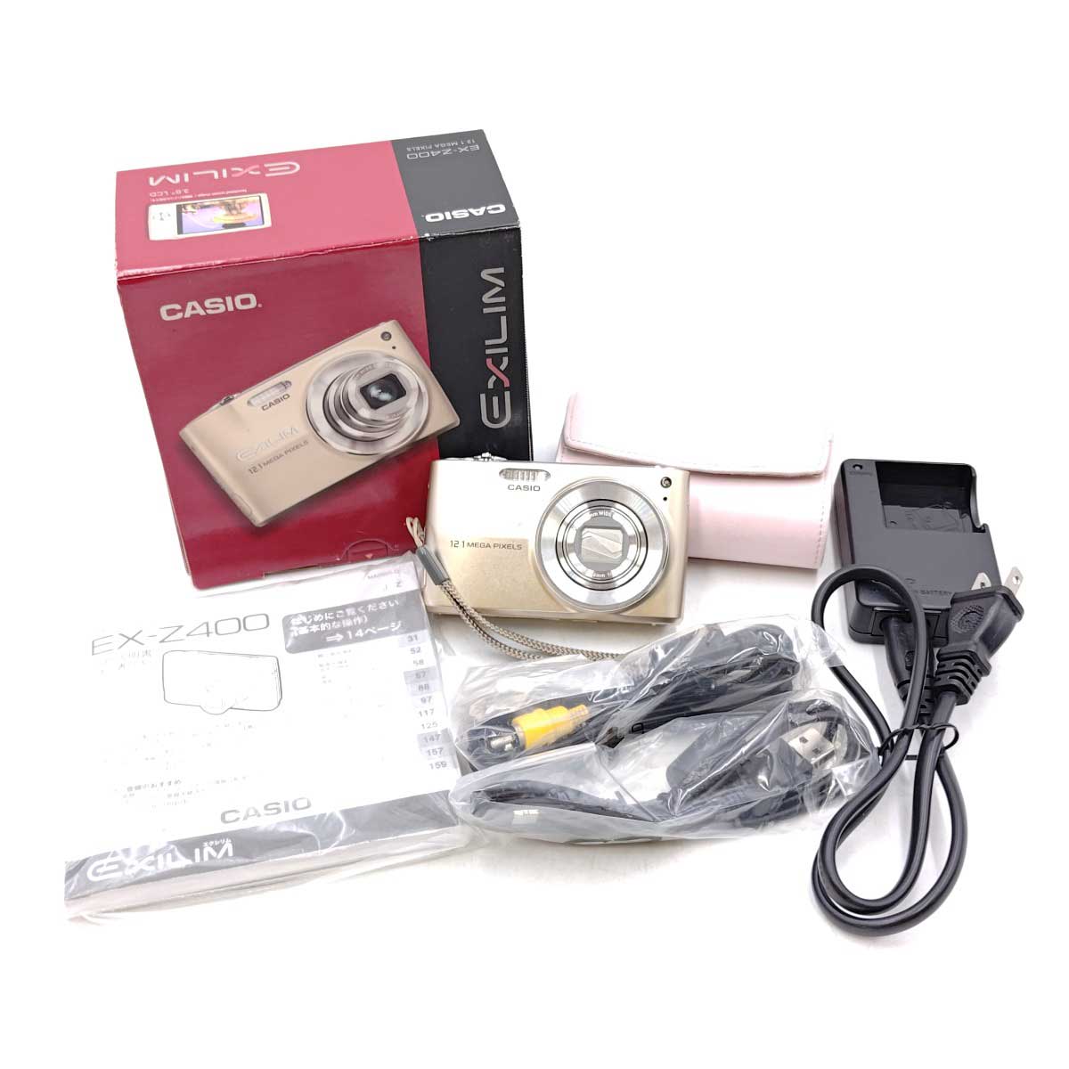 【中古】カシオ EXILIM EX-Z400 コンパクトデジタルカメラ CASIO