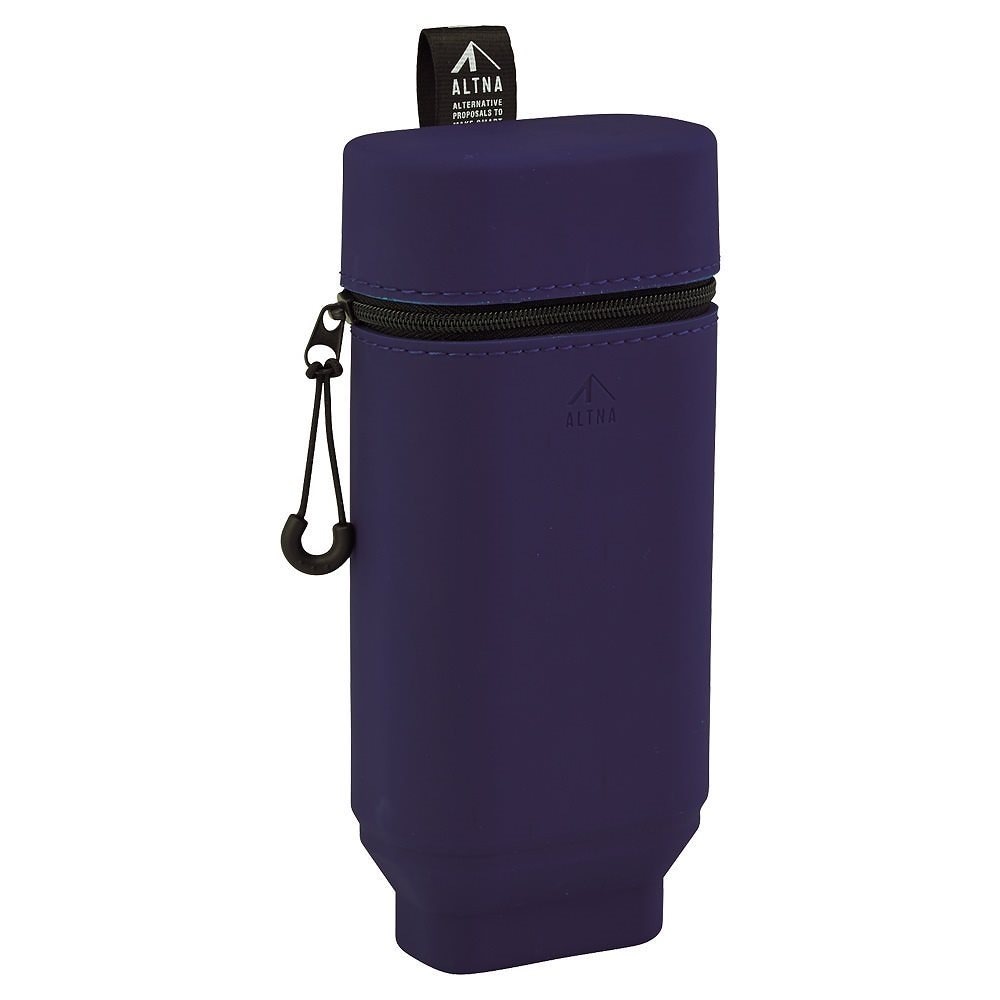 （まとめ買い）ALTNA スタンドペンケース マグネ付 ネイビー A-7759-11 [x3]