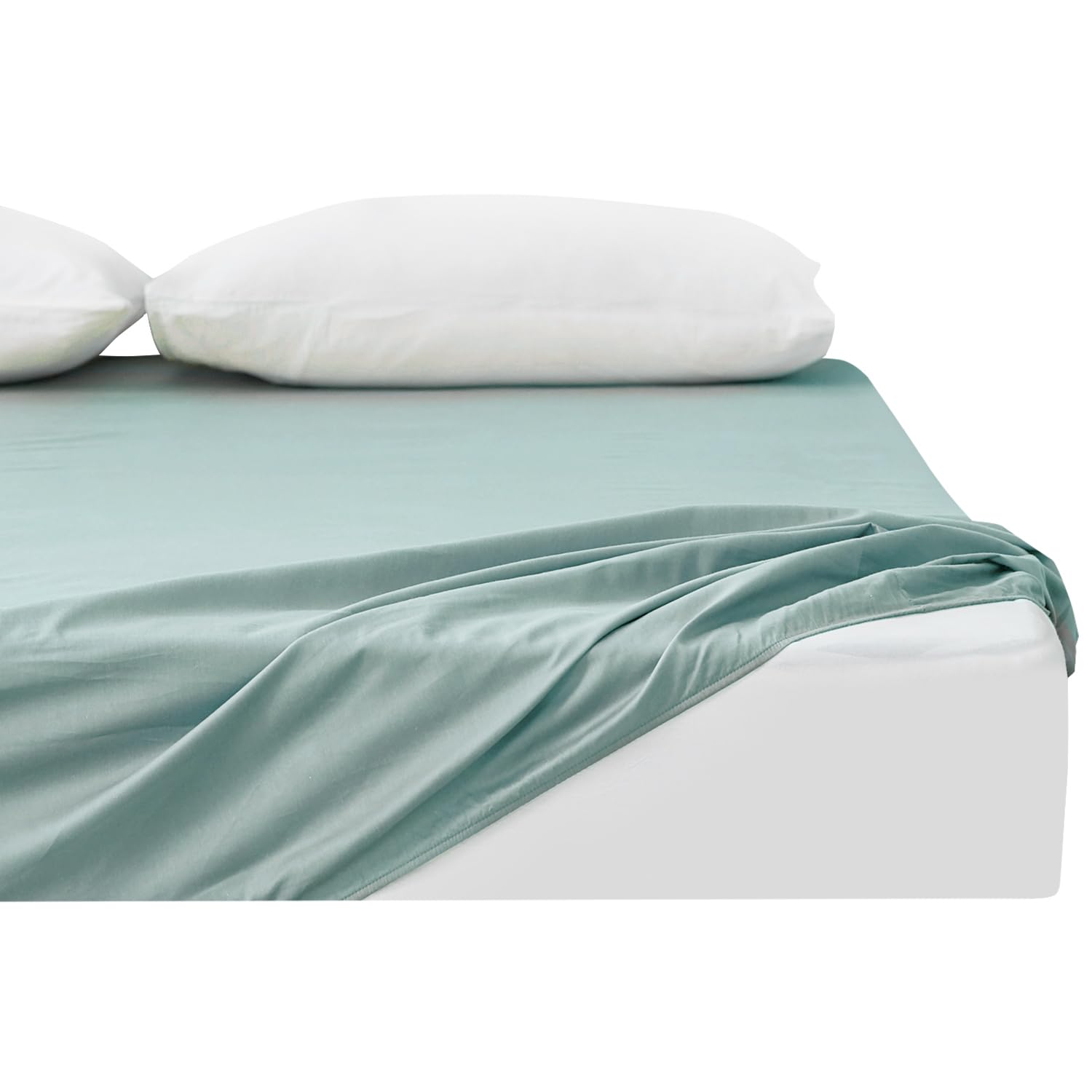 YOYOSTAR 2026ボックスシーツ 綿100% 毛玉なし キング 素肌にやさしい 吸水速乾 耐久性が高い 洗える オールシーズン ベッド/マットレス4pj