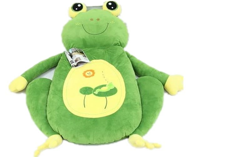 ソファー　カエル　クマ　ネコサル可愛い動物　ぬいぐるみの中で眠れる布団　サイズ約200センチ×110センチ寝袋付き敷布団ソファ