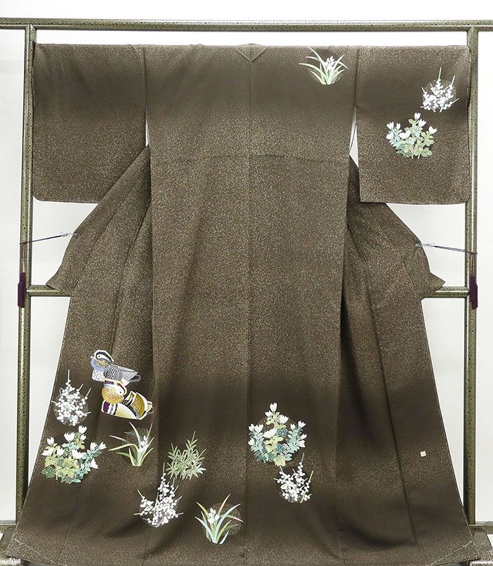 訪問着 未着用美品 正絹 人間国宝 羽田登喜男作 TOKIOetTOKI 身丈167.5cm 裄丈69.5cm 訪問着 未使用 新古品 着物 b0366
