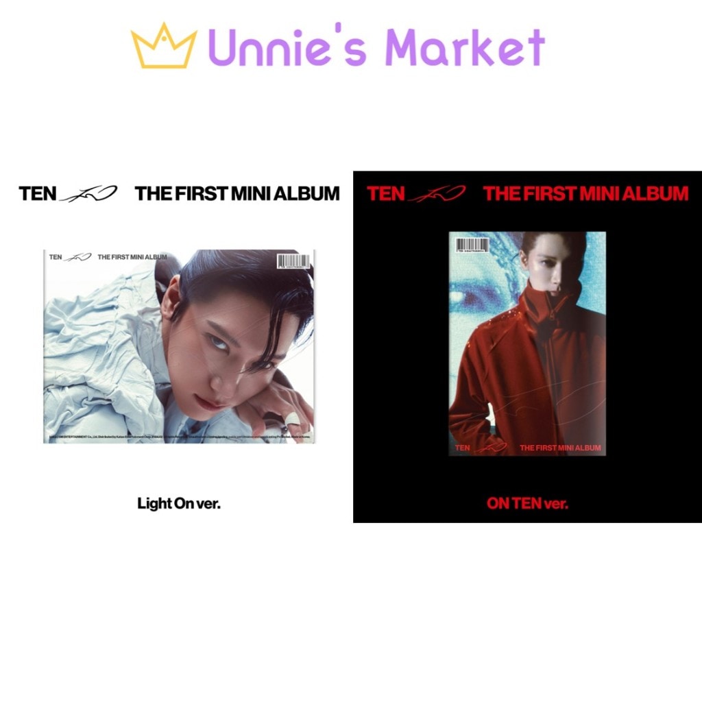 [SET] TEN(NCT) [TEN] Photobook Ver.(Light On Ver./On Ten Ver.) + Free Photocard 1EA(fan-made)