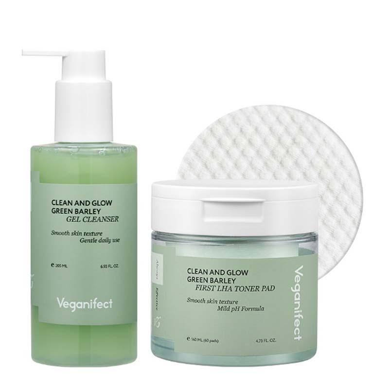 韓国コスメ青麦 LHA ジェル クレンジング ジェル フォーム 205ml + 青麦 LHA トナーパッド 7,344円