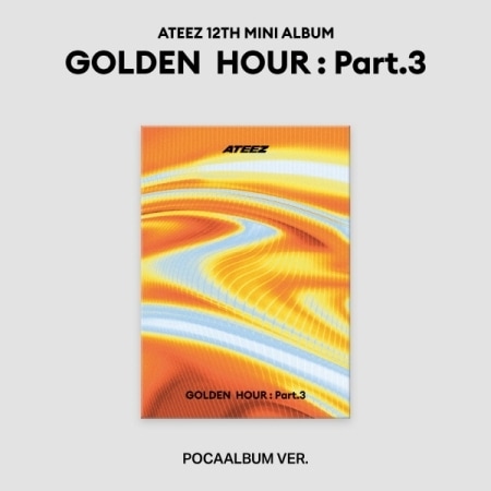 [9種セット] (POCAALBUM Ver.) ATEEZ 12th Mini アルバム [GOLDEN HOUR : Part.3] 韓国チャート反映