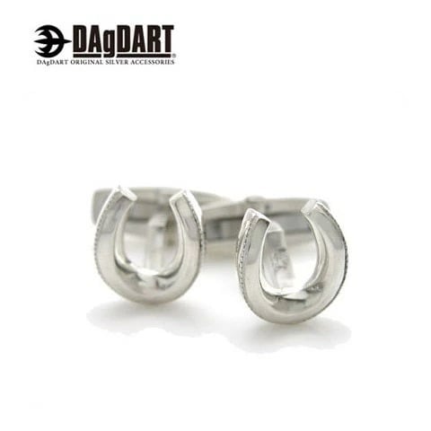 ダグダート DAgDART [Mocha] カフリンクス ホースシューモチーフ シルバーカフスボタン DK-040 【アクセサリー/シルバー925/ジャケット/スーツ/シャツ/男性用/メンズ/クリスマ