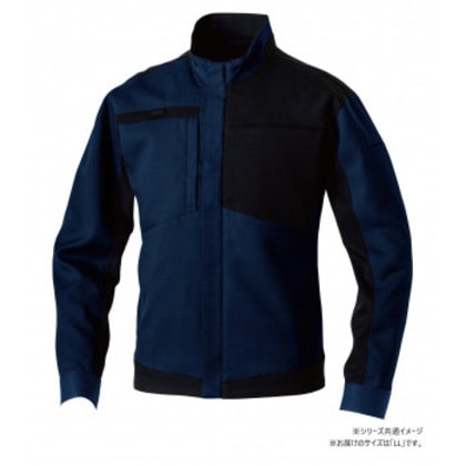 桑和 9522-00 長袖ブルゾン LLサイズ ネイビー(1) SOWA