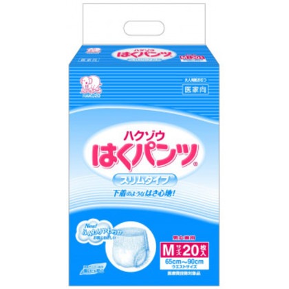 ハクゾウメディカル ハクゾウはくパンツ スリムタイプ M 20枚×6袋 3180344