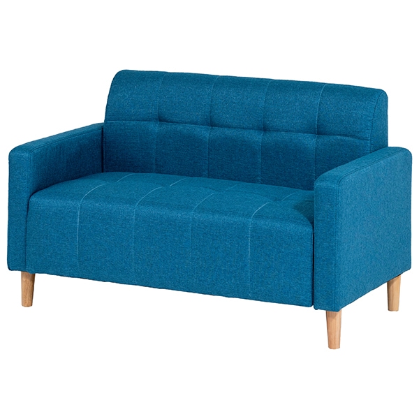 サンコウ 0041382 コンパクトソファII 2P FAB BL コンパクトソファ メーカー直送