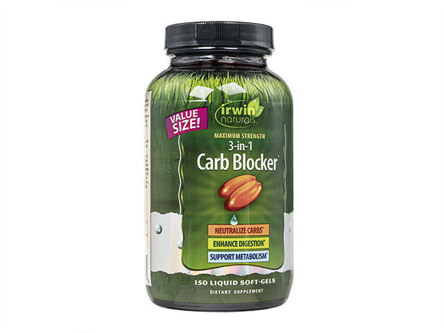 アーウィンナチュラルズ 3-in-1カーボブロッカー150錠 Irwin Naturals（セール期間中）