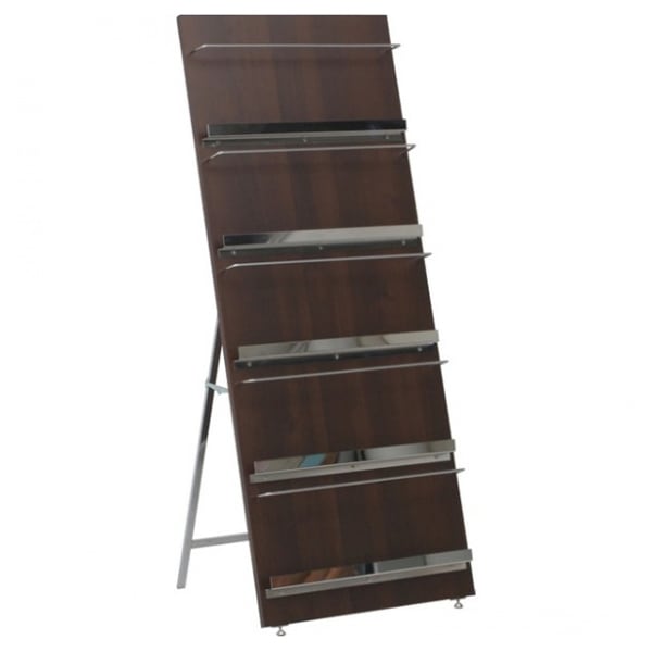 不二貿易 82310 ウッドマガジンラック デコール 5段 ワイド メーカー直送