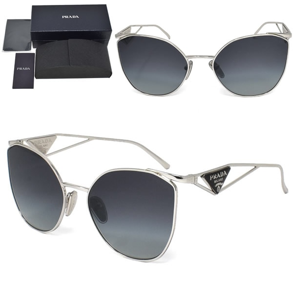 サングラス 0PR 50ZS 1BC09S 59 サングラス グラサン メンズ レディース シルバー グレーグラデーション