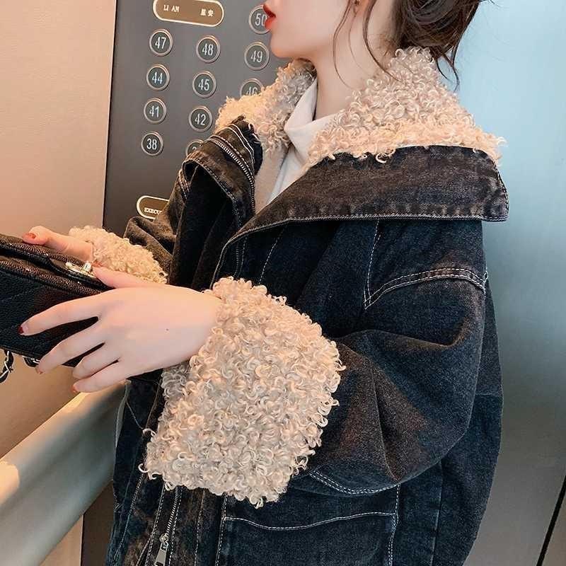 新作 ゆったり カジュアル ジ今週は25%オフャケット トップス アウター 気質 百掛け シンプル デニム ジャケット AWアウターダウン混綿ジャケット 5,037円