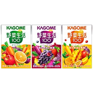 カゴメ 野菜生活100 3種アソートセット 100ml×12本